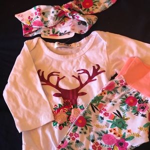 3 piece outfit, size 3 months